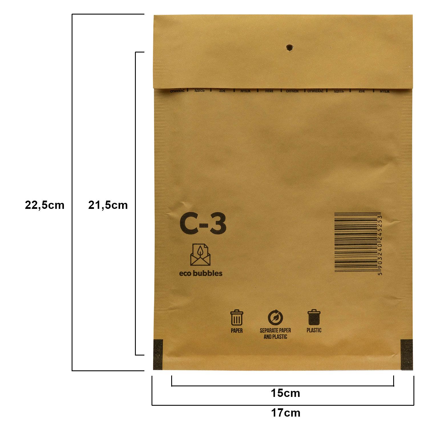 Luftpolstertaschen Braun A1–K/10 | Gepolsterte Versandtaschen & Luftpolsterumschläge für sicheren Versand
