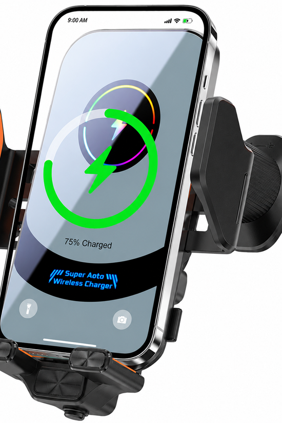 Handyhalterung Auto magnetisch mit Lade Funktion und , Kfz Handy Halterung Auto