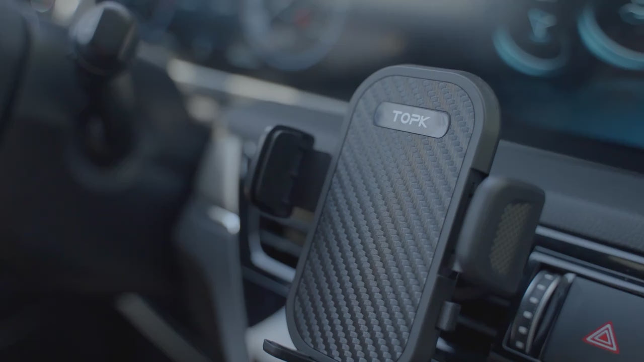 Handyhalterung Auto TOPK Lüftung, Rutschfeste Handy Halterung Auto, 360° Drehbar