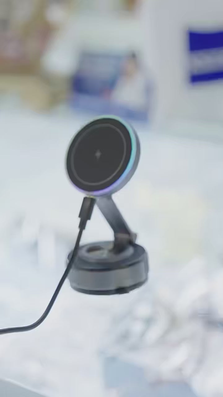 Handyhalterung Auto mit Ladefunktion 15W Magnetische  Wireless Charger