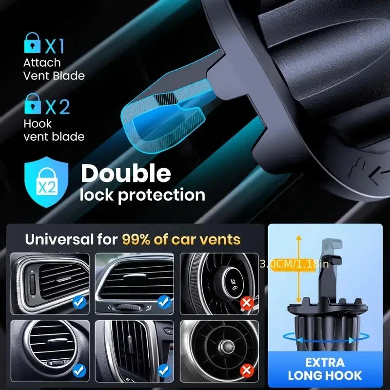TOPK Magnetische Handyhalterung Auto MagSafe – 360° Kfz Smartphone Halter für iPhone & Samsung