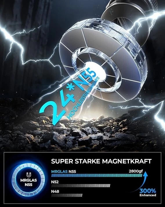 2026 Upgraded Vakuum Magnetischer Handyhalterung Auto für Magsafe Autohalterung,