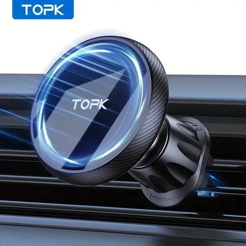 TOPK Magnetische Handyhalterung Auto MagSafe – 360° Kfz Smartphone Halter für iPhone & Samsung