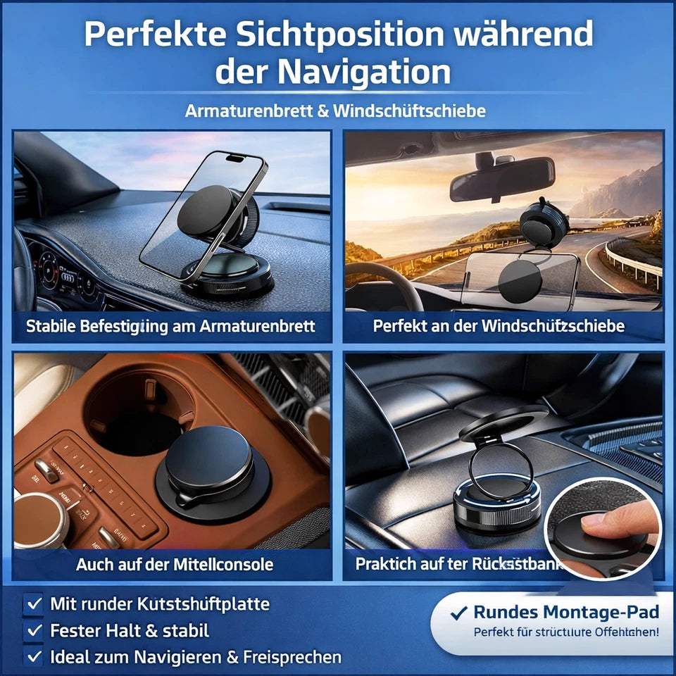 Teilen 2025 Upgraded Vakuum Magnetischer Handyhalterung Auto Magnet Autohalterung